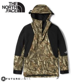 【The North Face】男 ICON 防水防風外套 美版《森林印花/黑》4R52/衝鋒衣/防水外套/風雨衣(悠遊山水)