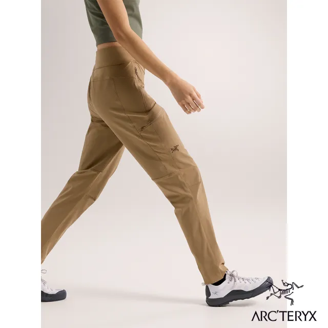 【Arcteryx 始祖鳥官方直營】女 Gamma Hybrid 軟殼長褲(帆布棕)