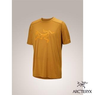 【Arcteryx 始祖鳥官方直營】男 Ionia Logo 短袖羊毛T恤(育空褐)