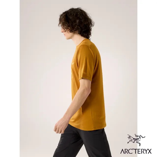 【Arcteryx 始祖鳥官方直營】男 Ionia Logo 短袖羊毛T恤(育空褐)