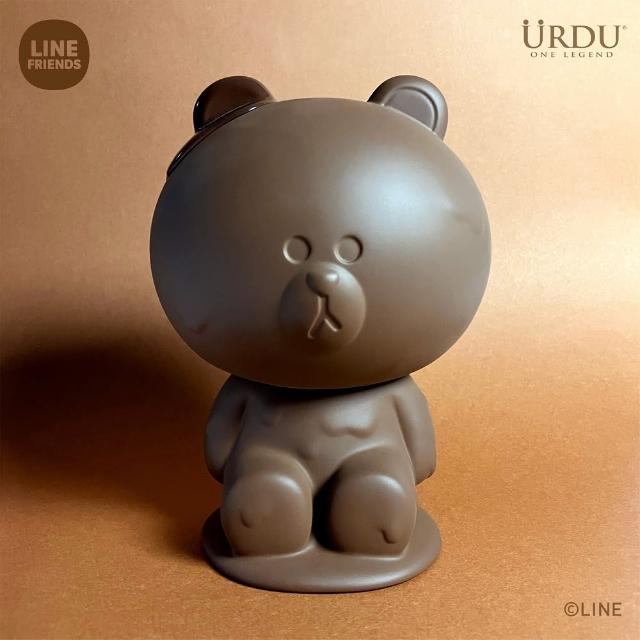 【Beast Kingdom 野獸國】LINE FRIENDS 黑巧克力熊大 7吋站姿公仔(URDU)