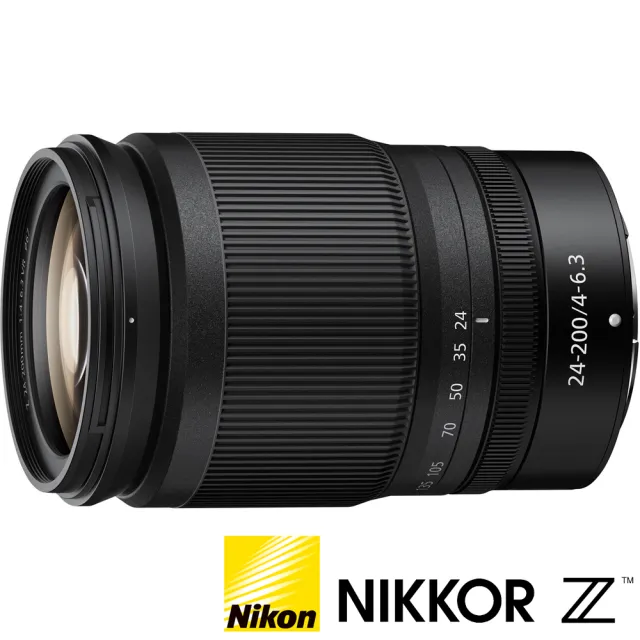 Nikon 尼康】NIKKOR Z 24-200mm F4-6.3 VR(公司貨變焦旅遊鏡Z