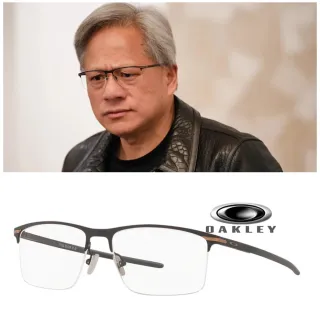 【Oakley】奧克利 光學眼鏡 TIE BAR 0.5 鈦金屬半框 舒適彈簧鏡臂 OX5140 01 霧黑 公司貨