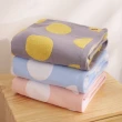 【星紅織品】點點刺繡小瓢蟲純棉浴巾-6入(灰色/藍色/粉色 3色任選)