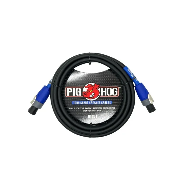 【PIG HOG】終身免費保固 10呎喇叭線｜原廠公司貨 品質保證(喇叭導線 Cable 監聽 播客 PHSC10SPK)