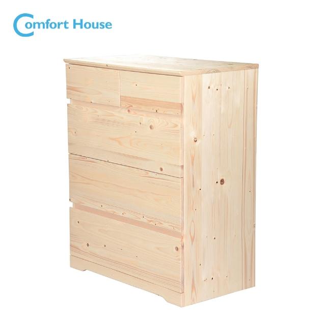 【Comfort House】雲杉實木北歐風情五斗櫃