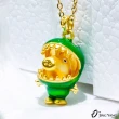 【Peppa Pig 粉紅豬】黃金彌月墜子恐龍喬治-0.84錢±0.05錢(晶漾金飾)