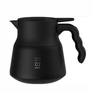 【HARIO】V60不鏽鋼咖啡保溫壺PLUS 黑色600ml(VHSN-60-B)