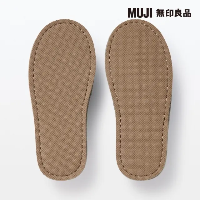 【MUJI 無印良品】馬來草前開拖鞋/綠色