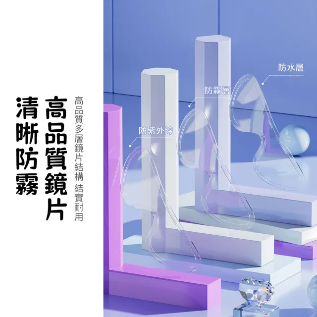 高清防霧兒童泳鏡 防水大框護目鏡 透明遊泳眼鏡 潛水鏡 水上用品