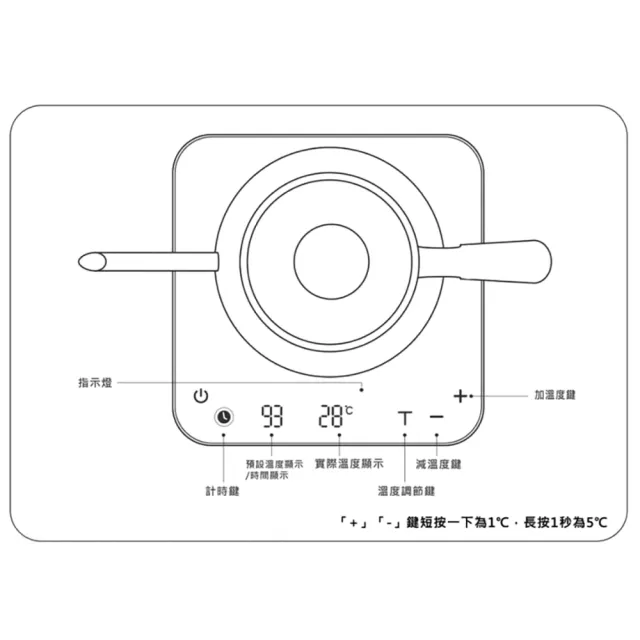 【HARIO】阿爾法溫控壺黑色+800ml保鮮密封罐 細嘴/細口壺 650ml EKA-65-TW(手沖壺 快煮壺 控溫壺)