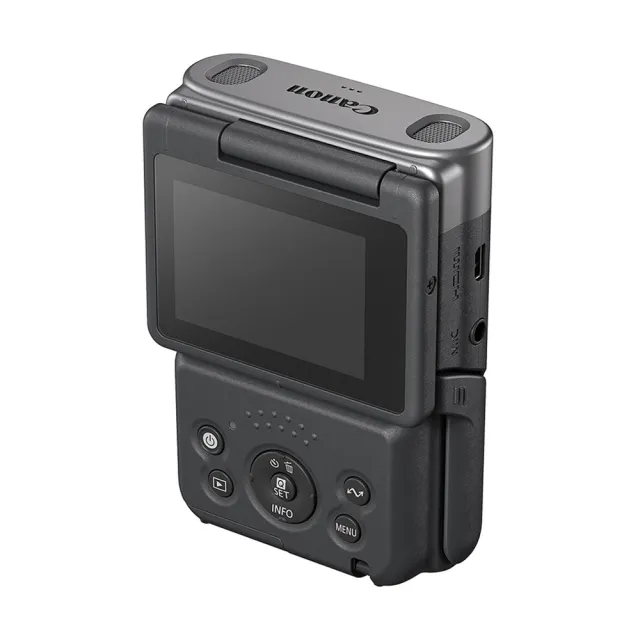 【Canon】PowerShot V10 VLOG 影音相機+HG-100TBR手把+DM-E100麥克風 --公司貨(送128G包..4好禮)