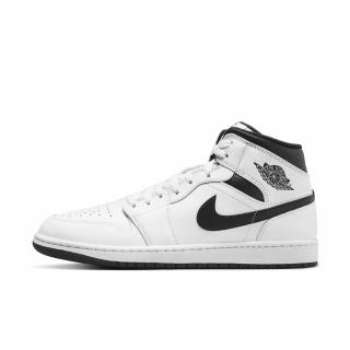 【NIKE 耐吉】AIR JORDAN 1 MID 男 休閒鞋 運動鞋 白黑(DQ8426132)