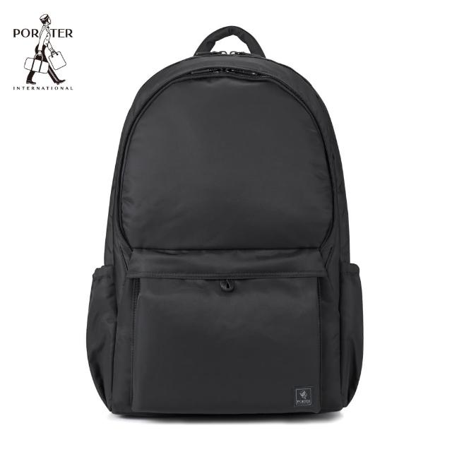 【PORTER INTERNATIONAL】極速快取POP雙層後背包(黑)