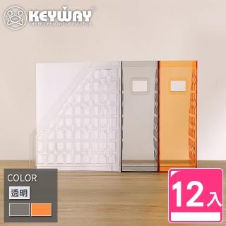 【KEYWAY 聯府】大晶採雜誌架-12入 顏色隨機(桌上分類 書架 收納架 MIT臺灣製造)