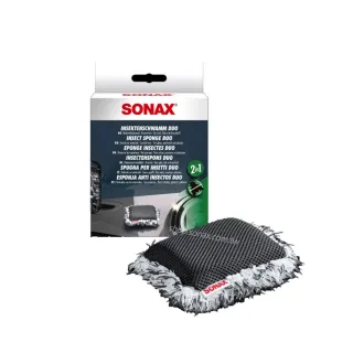 【SONAX】雙效多功能清潔綿(雙面材質.除蟲屍.髒污.細緻纖維設計)