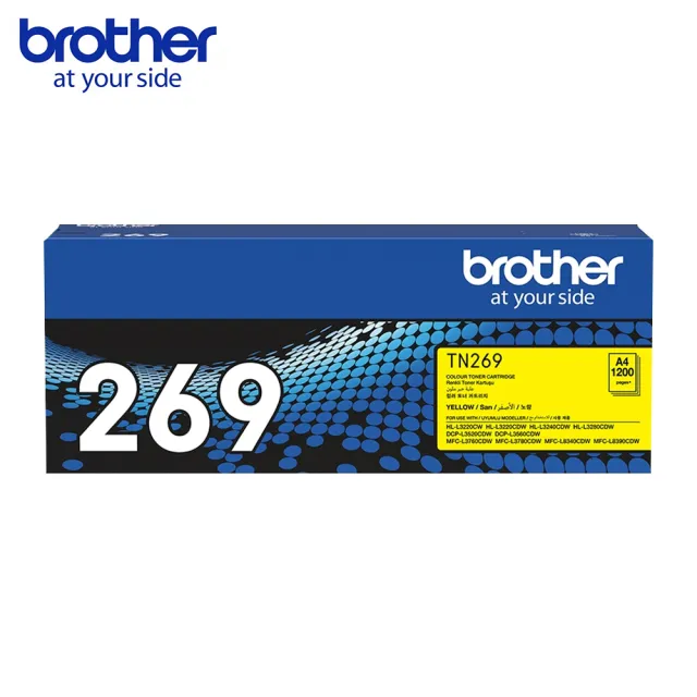 【brother】TN-269 Y 原廠黃色碳粉匣 適用 L3280CDW L3760CDW L3780CDW
