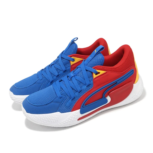 【PUMA】x Superman 籃球鞋 Court Rider Chs 男鞋 藍 黃 超人 85週年 運動鞋(379002-01)