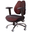 【GXG 吉加吉】低雙背DUO KING 鋁腳/摺疊滑面扶手 工學椅(TW-3005 LU1J)