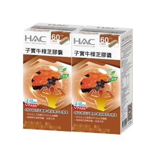 【永信HAC】高濃縮子實牛樟芝膠囊2瓶組(60粒/瓶)