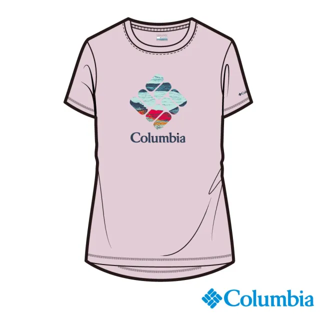 【Columbia 哥倫比亞 官方旗艦】男女款- LOGO短袖上衣-(多款任選)