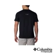 【Columbia 哥倫比亞 官方旗艦】男款-鈦 Summit Valley™超防曬UPF50快排短袖上衣-黑色(UAE47860BK/IS)
