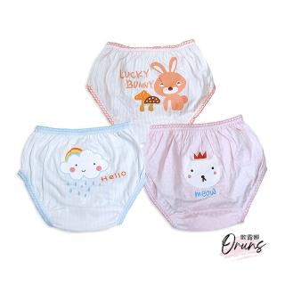 【Oluna 歐露娜】臺灣製 可愛風 女童三角褲(女童內褲 幼稚園內褲 小女生內褲 小學內褲)