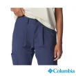 【Columbia 哥倫比亞 官方旗艦】女款-Boundless Trek™防潑水口袋工作褲-深藍(UAK04570NY/IS)