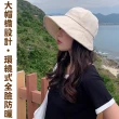 【QIDINA】韓系百搭款大帽簷遮陽帽-Q(防曬帽 棒球帽子女 漁夫帽 休閒帽女)