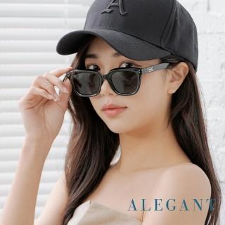 【ALEGANT】歐美復古TR90寶麗來偏光墨鏡/UV400太陽眼鏡(設計師臺灣品牌/露營用品/窄框輕奢穿搭)