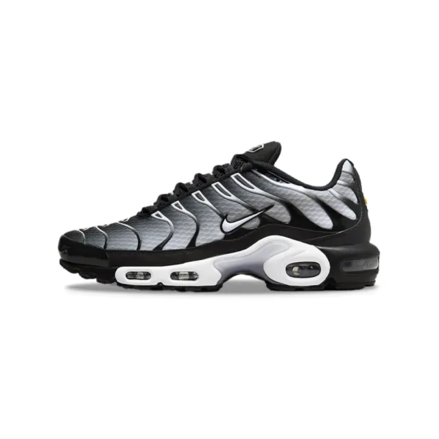 【NIKE 耐吉】運動鞋 休閒鞋 男鞋 AIR MAX PLUS Black Metallic Silver 黑 白 銀(DM0032003)