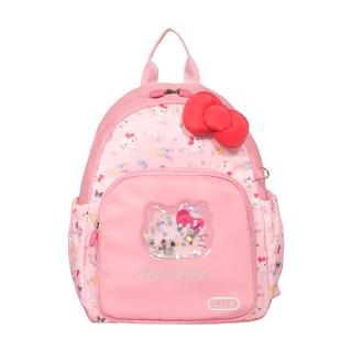 【IMPACT 怡寶】Hello Kitty 50週年款 兒童後揹包-小 粉色 IMQKT004PK(Hello Kitty 50週年)
