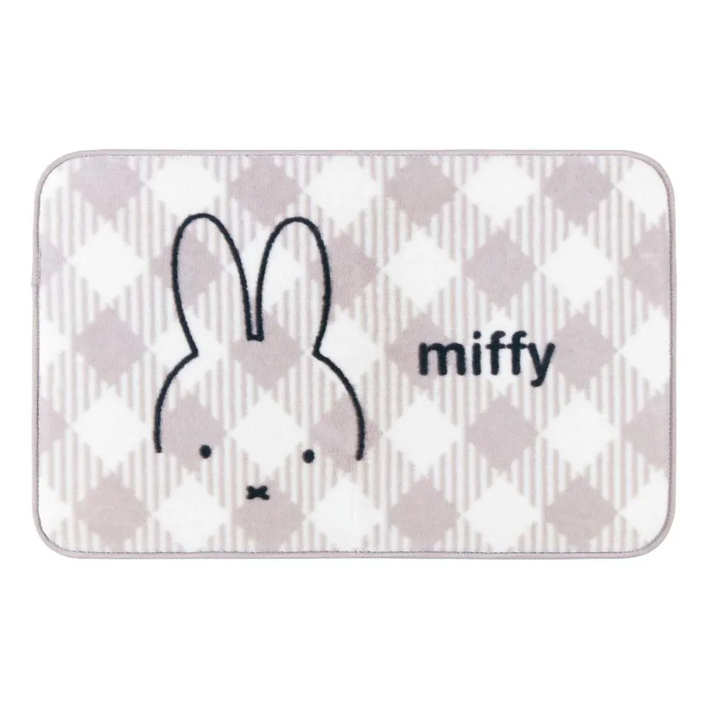 【日本SENKO】MIFFY 米飛兔  卡通地毯 廚房地墊 地毯(50X120CM  平行輸入)