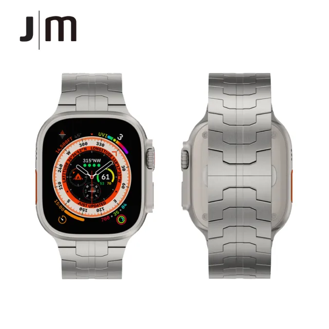 【Just Mobile】AppleWatch Ultra3/2/Ultra 49mm 鈦合金錶帶-極限款(相容 49mm Apple Watch)