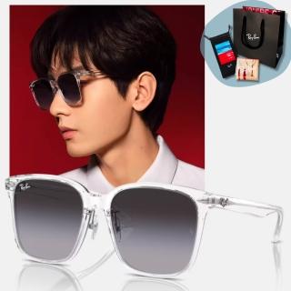 【RayBan 雷朋】膠框太陽眼鏡(RB2206D-64478G 57mm)