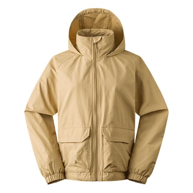 【The North Face】TNF 風衣外套 防風舒適保暖 W HERITAGE WIND JACKET - AP 女 卡其(NF0A87W9LK5)