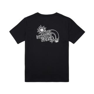 【The North Face】TNF 短袖上衣 W MFO S/S EARTH DAY GRAPHIC TEE - AP 女 黑(NF0A8AVEJK3)