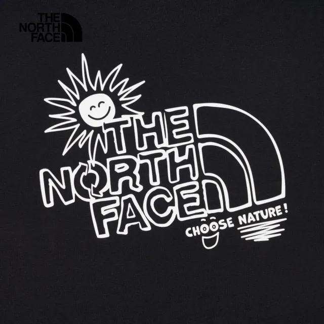 【The North Face】TNF 短袖上衣 W MFO S/S EARTH DAY GRAPHIC TEE - AP 女 黑(NF0A8AVEJK3)