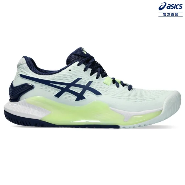 【asics 亞瑟士】GEL-RESOLUTION 9 女款 法網配色 網球鞋(1042A208-301)