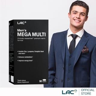 【LAC 利維喜】美佳男用綜合維他命x1入組(共90錠/鋅/魚油/精胺酸/南非醉茄/男性必備)