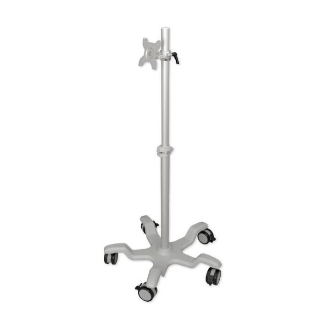 ErgoGrade EGRLE200 是一款高品質的單螢幕支架，支援15吋至27吋螢幕，最大承載重量達5kg，符合國際VESA安裝標準。採用鋼材製成，結構穩固耐用，銀色系外觀時尚簡潔，適合辦公室或家庭使用。產品尺寸為690 x 617 x 150mm，淨重4.27kg，提供靈活的螢幕調整功能，提升使用舒適度與空間利用率。