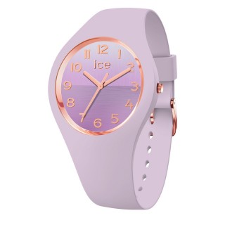 【Ice-Watch】地平線漸層系列 超薄矽膠錶帶 40mm 3H(粉紫色)