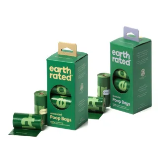 【Earth Rated】莎賓環保撿便袋補充盒（3代） 8捲裝/120抽(撿便袋)