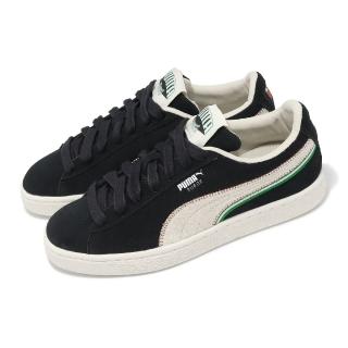 【PUMA】休閒鞋 Suede For The Fanbase 男鞋 女鞋 黑 米白 麂皮 低筒 復古(397266-02)