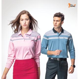 【Pro Dormy】普多力 臺灣製 男款 中性版 女款 長袖上衣 休閒POLO衫 高爾夫球衫(彈性 排汗)