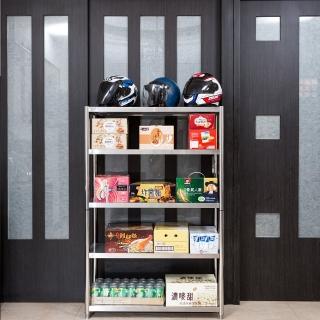 【誠宜居家】120x50x158公分 升級款加粗加厚五層不鏽鋼置物架-加強底部橫梁(廚房架置物架收納架家電架架子)