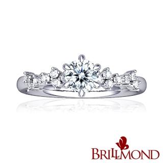 【BRILLMOND JEWELRY】GIA 天然鑽石 30分 D/VVS1 3EX 無螢光 鉑金鑽戒繁星(D/VVS1 3EX 無螢光 PT950鉑金台)