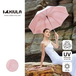 【大振豐】KIULA 海上華爾滋 環保棉麻雙層自動直傘(抗UV 晴雨兩用 環保傘)