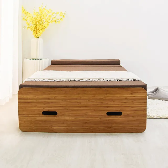 【十八紙】風琴折疊雙人沙發床 寬150cm(沙發 折疊床 棕色)