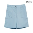 【Diffa】美型貼袋設計短褲-女
